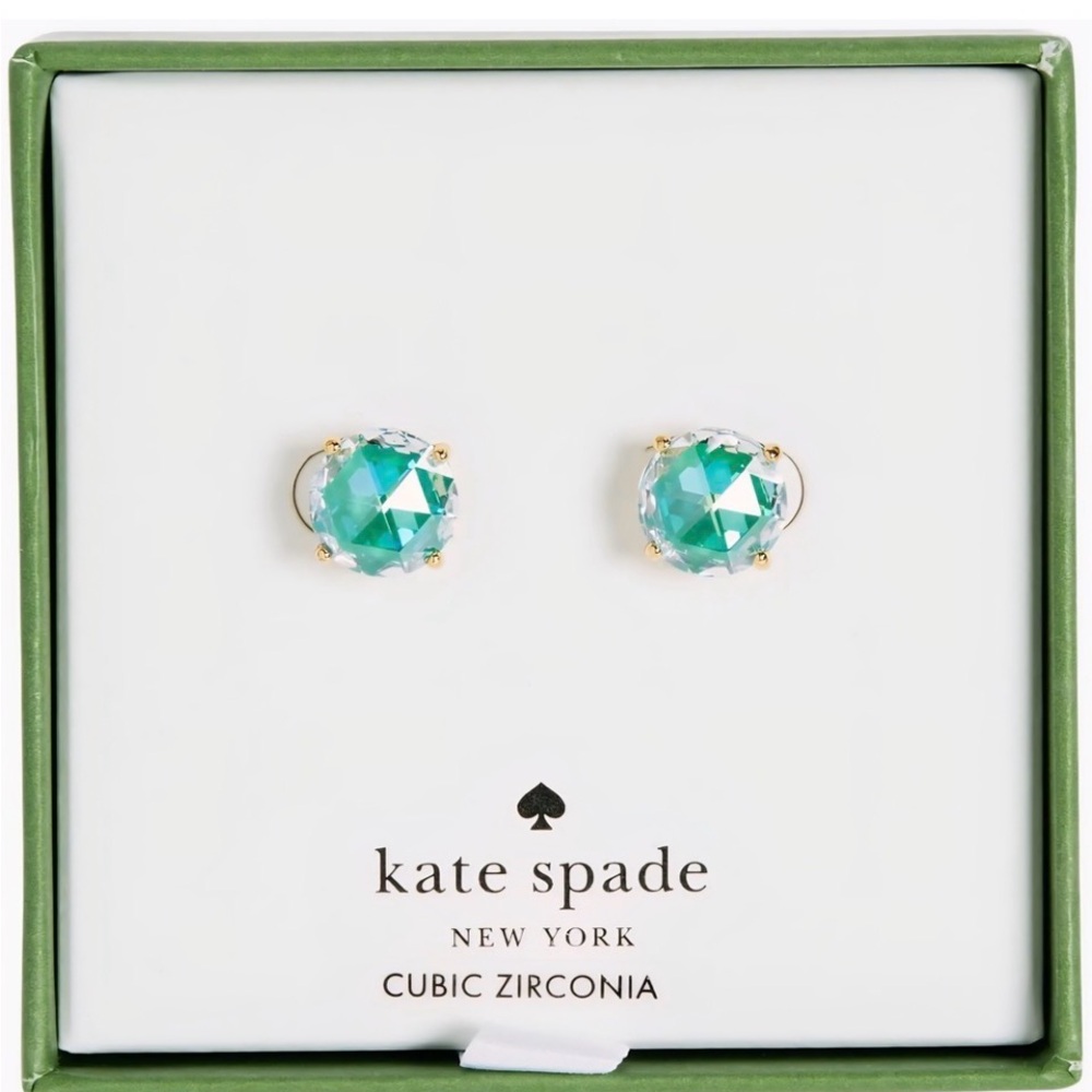 Kate Spade Green Ombre Wallet and Earring Bundle - Picture 8 of 11